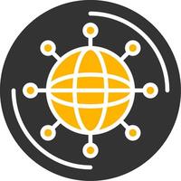 Internet Of Things Glyph Two Color Icon vector