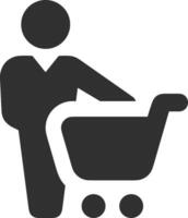 Shopping icon symbol image vector