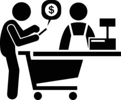 Shopping icon symbol image vector