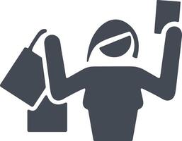 Shopping icon symbol image vector