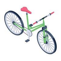 Check this isometric icon of cycle vector