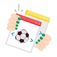 WebA flat sticker of a sports shopping vector
