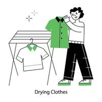 Get a glimpse of maid line mini illustration vector