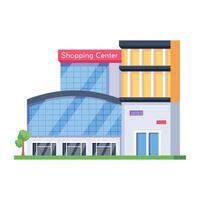 Check out this isometric icon of shopping center vector