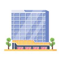 WebA well-designed isometric icon of shopping mart vector