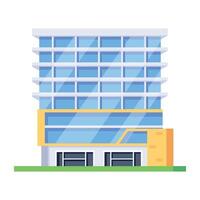 WebEasy to edit isometric icon of mart building vector