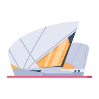 WebModern isometric icon of a retail center vector