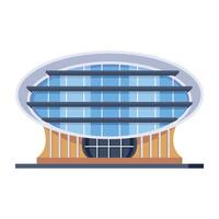 Check out this isometric icon of shopping center vector