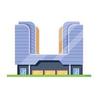 WebModern isometric icon of a shopping mart vector