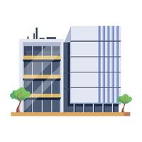 WebGet this isometric icon of a shopping complex vector