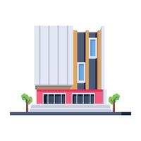 Ready to use isometric icon of a shopping emporium vector