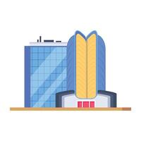 Check out this isometric icon of shopping center vector