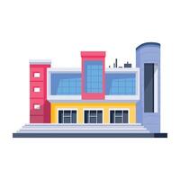 here an isometric icon of department store vector