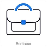 Briefcase and business icon concept vector