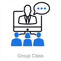 Group Class and team icon concept vector