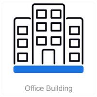 Office Building and office icon concept vector