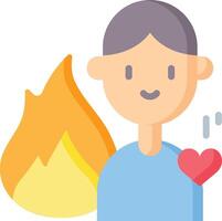 passionate illustration design.eps vector