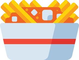 poutine illustration design vector