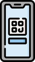 qr code illustration design vector