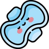 sanitary towel illustration design vector