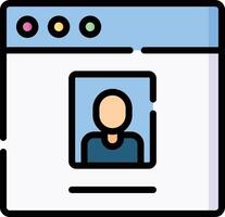 user illustration design vector