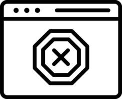 ad blocker illustration design vector