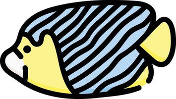 angelfish illustration design vector