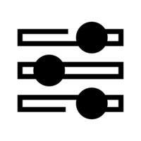 Preference Icon Symbol Design Illustration vector