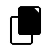 Multiple File Icon Symbol Design Illustration vector