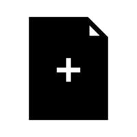 Add File Icon Symbol Design Illustration vector