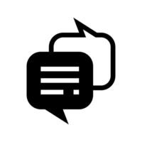 Conversation Icon Symbol Design Illustration vector
