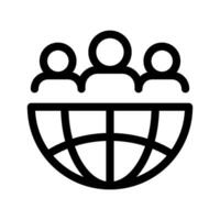 Global Student Icon Symbol Design Illustration vector