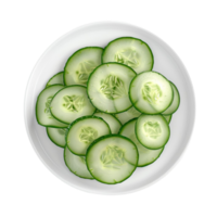 Fresh Cucumber on transparent Background Generative-AI png
