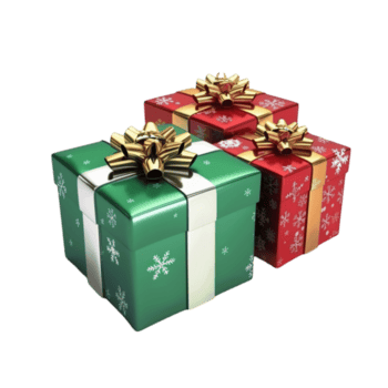 gåva lådor generativ-ai png