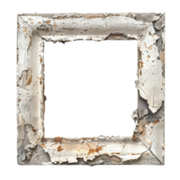 Hole in concrete isolated on transparent background Generative-AI png