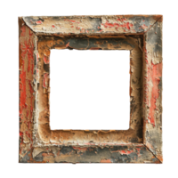 Metal frame isolated on transparent background Generative-AI png