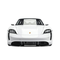 White realistic SUV on transparent background 3d rendering Generative-AI png