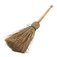 Broom on transparent background 3d rendering Generative-AI png