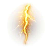 Lightning bolt on transparent Background Generative-AI png