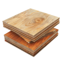 Wood Surface 3d on transparent Background Generative-AI png