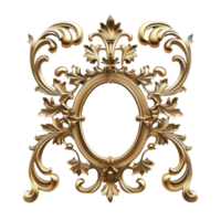 Mirror isolated on transparent background Generative-AI png