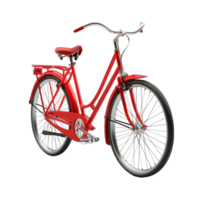 Realistic bicycle isolated on transparent background Generative-AI png
