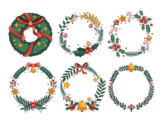 Christmas frame design collection