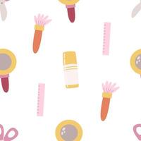 Seamless pattern with school elements. vector