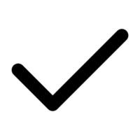 simple checklist icon in line style. illustration vector