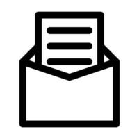 invitation icon in line style. illustration vector