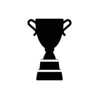 trophy icon solid style vector