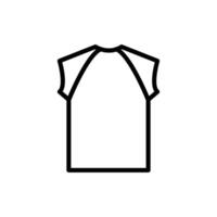 jersey icon line style vector