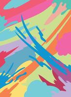 abstract background full of colorful splashes. vector