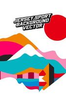 Background for Sport Jersey Sublimation Pattern Texture vector